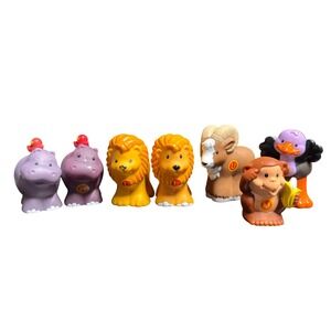 Fisher-Price Little People Zoo Animals A to Z Alphabet Figures Lot of 7